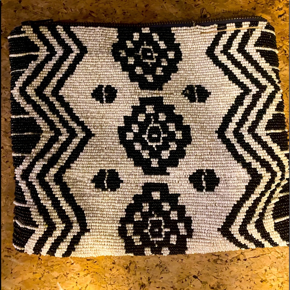 Clutch beaded, handmade! Jasper & Jeera